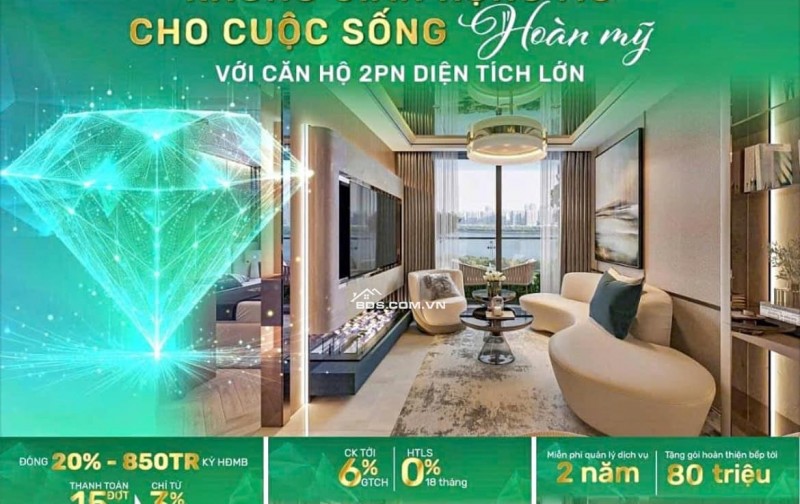 BÁN CĂN 2PN (73M2) VỐN 20% GTCH - 850TR KÝ NGAY HĐMB